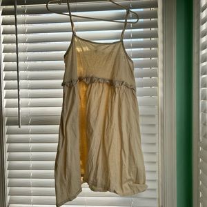 Cream Cotton ASOS Sundress Size 10